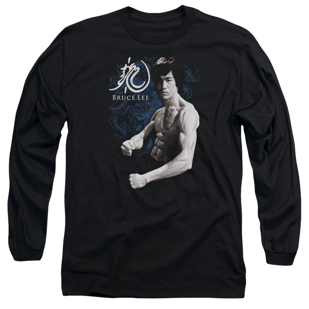 Bruce Lee Dragon Stance - Men's Long Sleeve T-Shirt