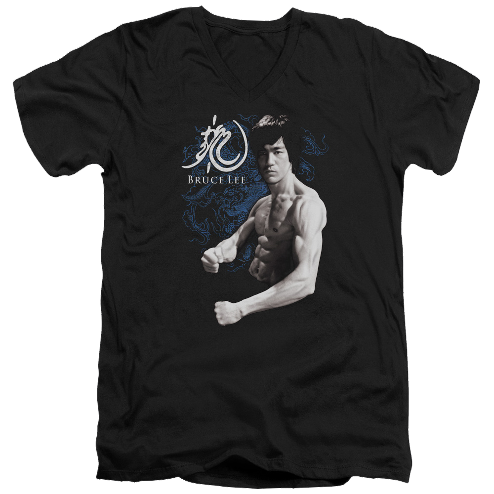 Bruce Lee Dragon Stance - Men's V-Neck T-Shirt