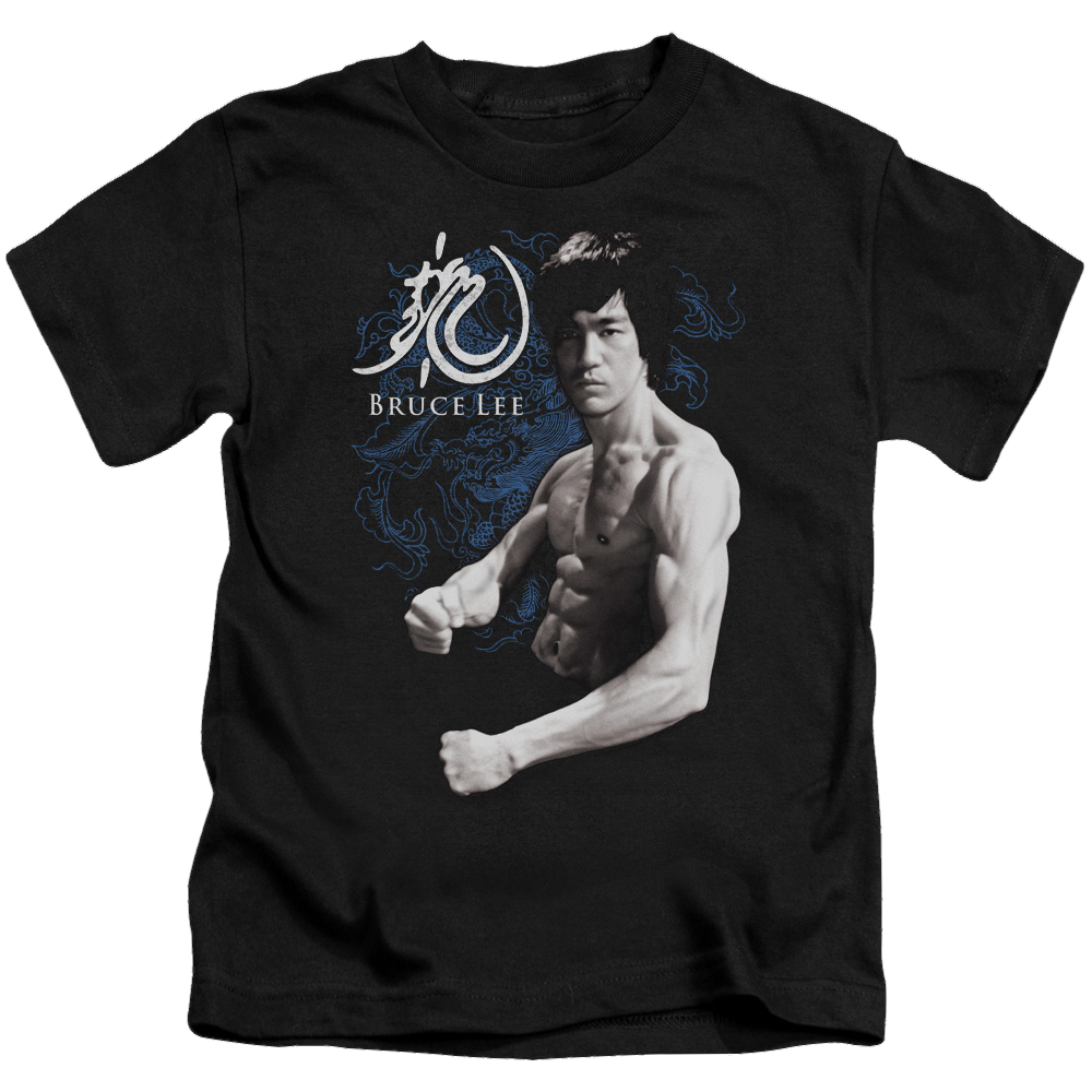 Bruce Lee Dragon Stance - Kid's T-Shirt (Ages 4-7)