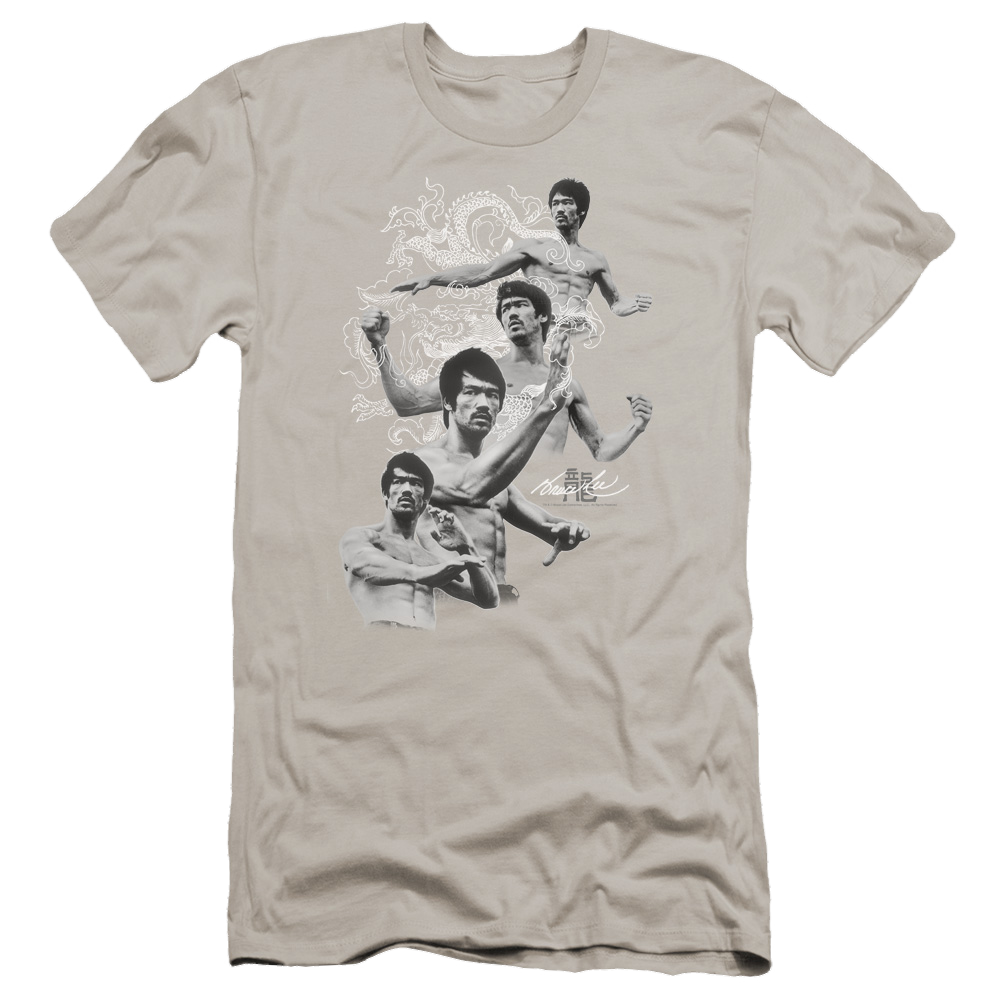 Bruce Lee In Motion - Men's Premium Slim Fit T-Shirt