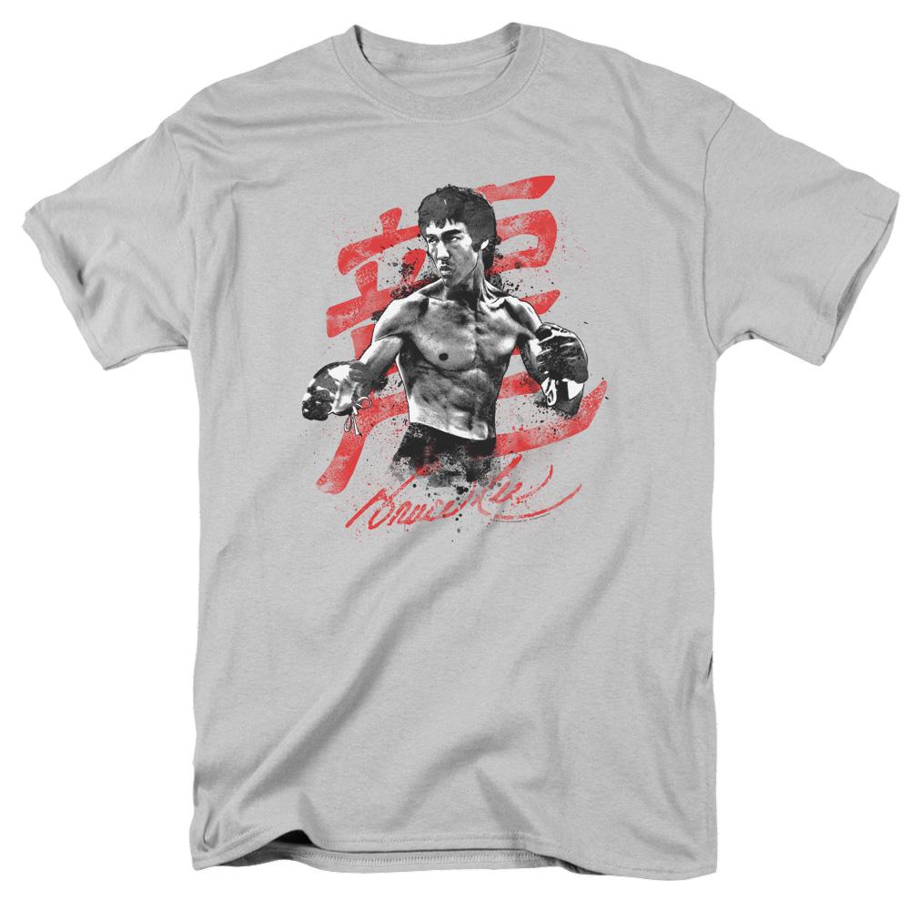 Bruce Lee Ink Splatter - Men's Regular Fit T-Shirt