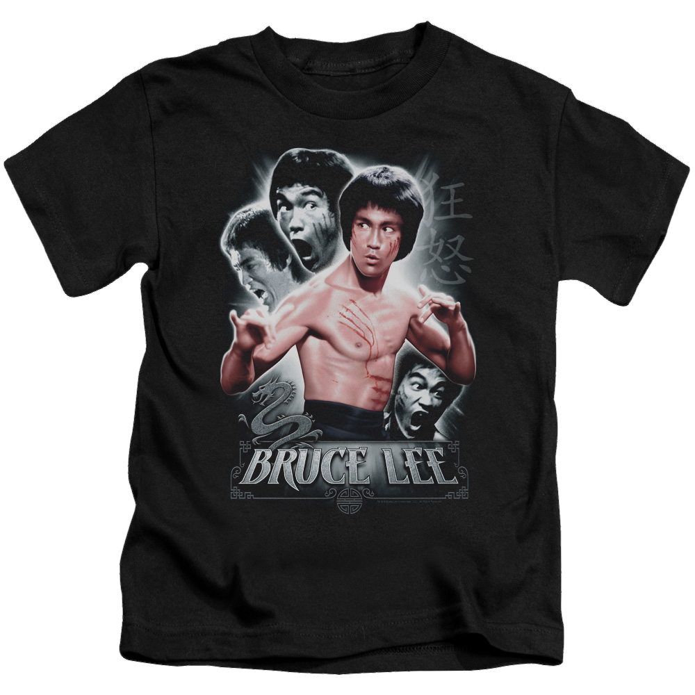 Bruce Lee Inner Fury - Kid's T-Shirt (Ages 4-7)