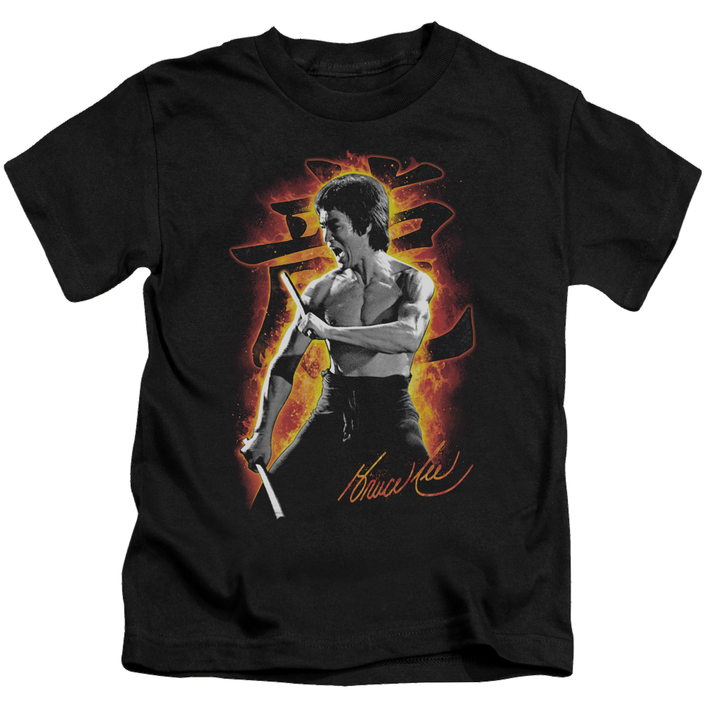 Bruce Lee Dragon Fire - Kid's T-Shirt (Ages 4-7)