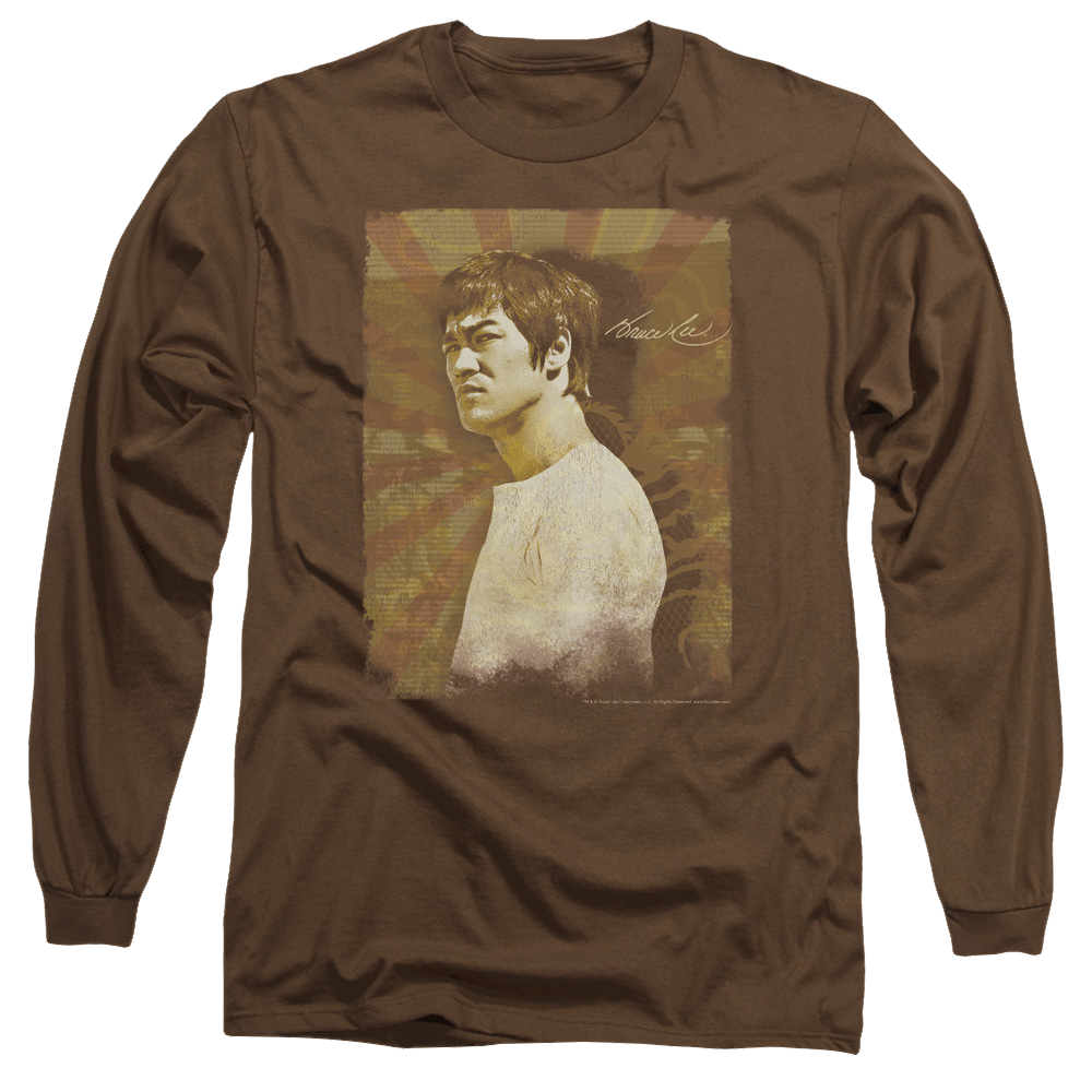 Bruce Lee Anger - Men's Long Sleeve T-Shirt