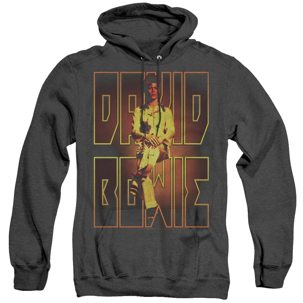 David Bowie Perched - Heather Pullover Hoodie