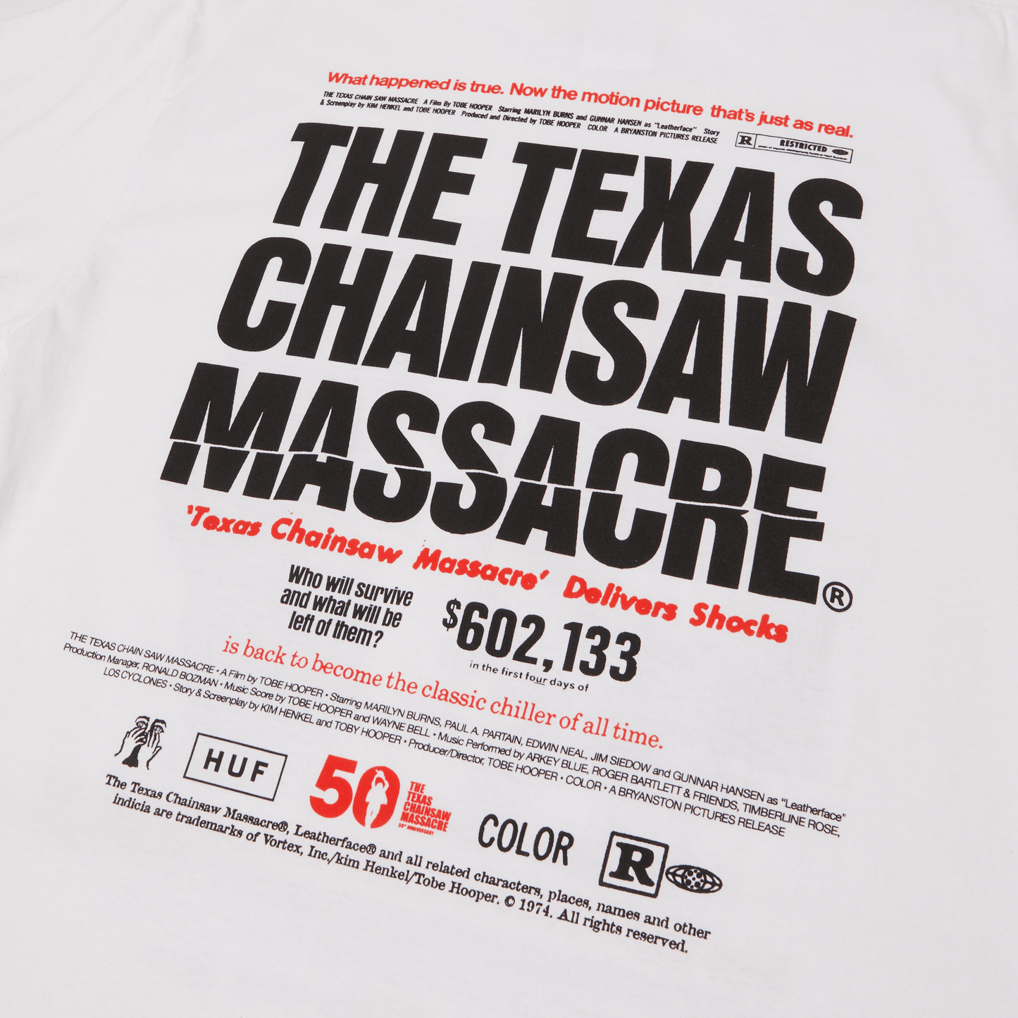 HUF x The Texas Chainsaw Massacre Box Office T-Shirt