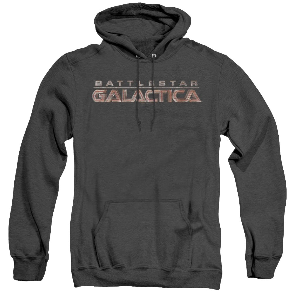 Battlestar Galactica (2004) Logo - Heather Pullover Hoodie