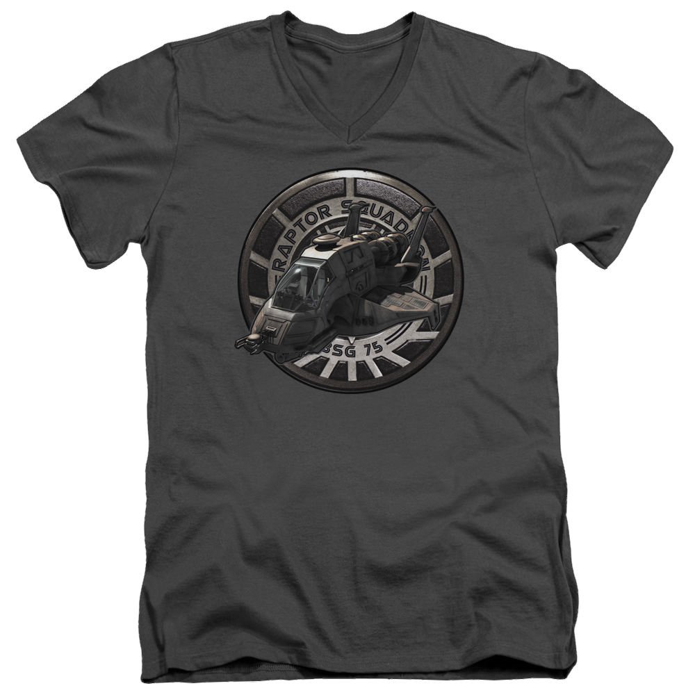 Battlestar Galactica Raptor Squadron - Men's V-Neck T-Shirt