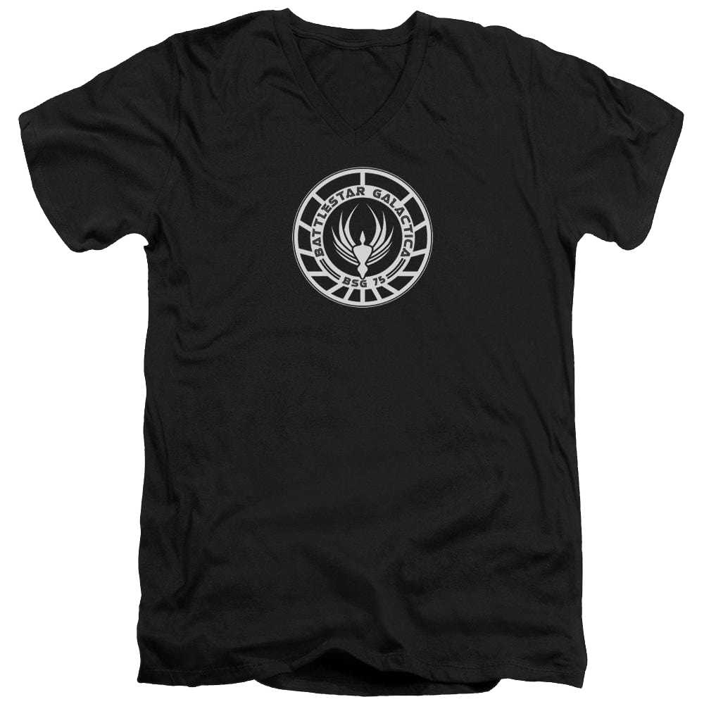 Battlestar Galactica Galactica Badge - Men's V-Neck T-Shirt