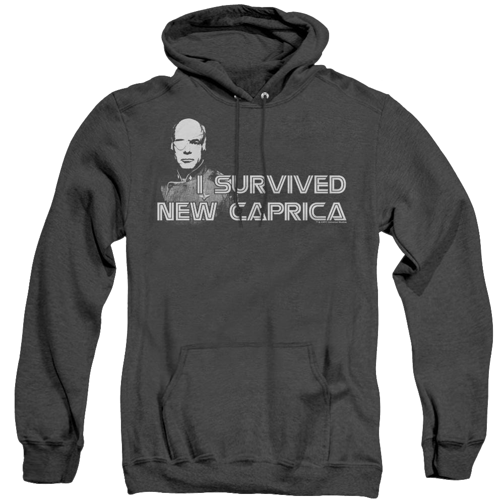 Battlestar Galactica (2004) I Survived New Caprica - Heather Pullover Hoodie
