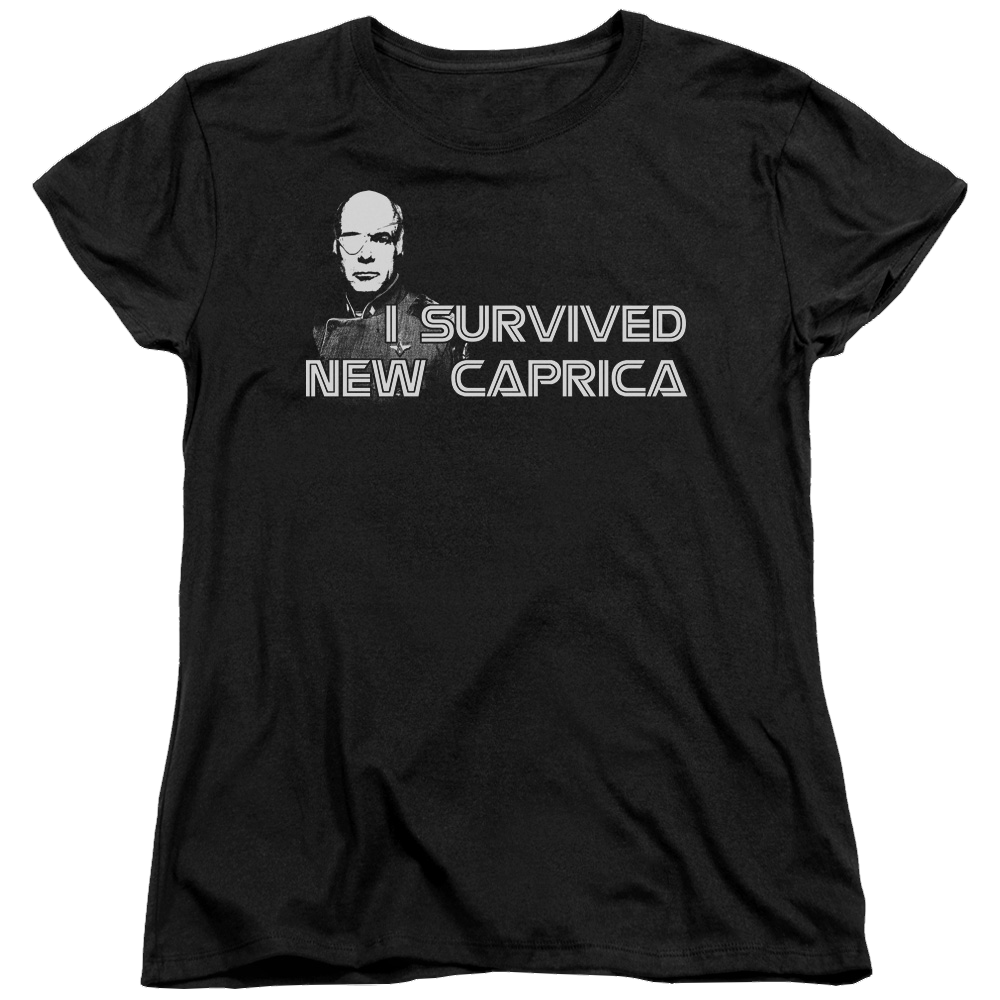 Battlestar Galactica I Survived New Caprica - Women's T-Shirt