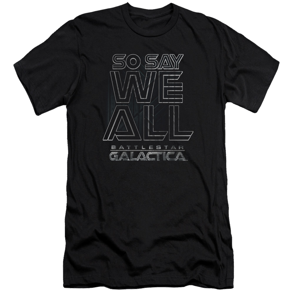 Battlestar Galactica Together Now - Men's Premium Slim Fit T-Shirt