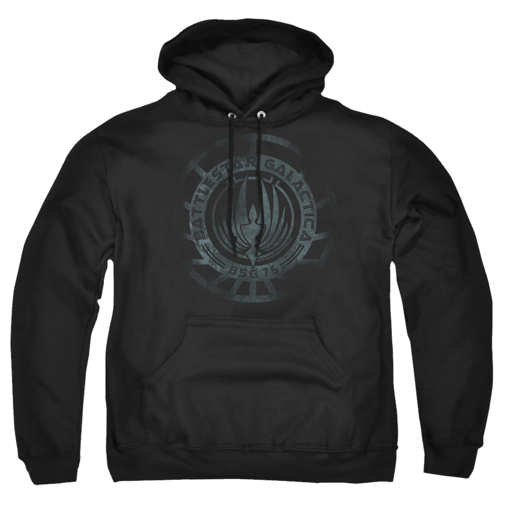 Battlestar Galactica Faded Emblem - Pullover Hoodie