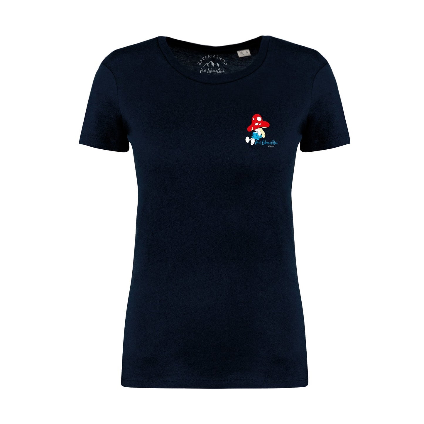 ®Die Schlümpfe Damen T-Shirt "Do legst di nieda"