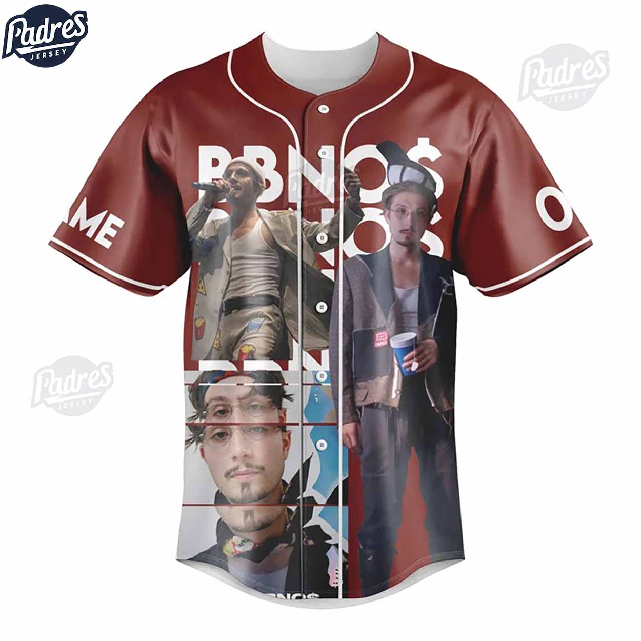 Bbno$ Rapper Custom Baseball Jersey - Padres Jersey Oasis: Elevate Your Baseball Style Game
