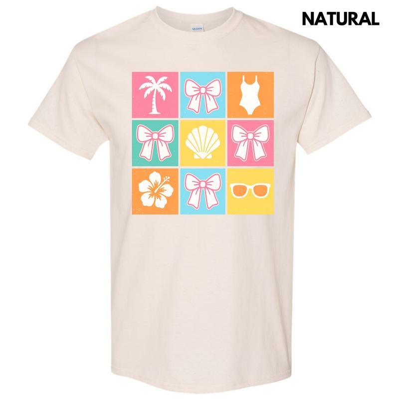 Beachy Bliss Collage Gildan Short Sleeve T-Shirt 'NLB'