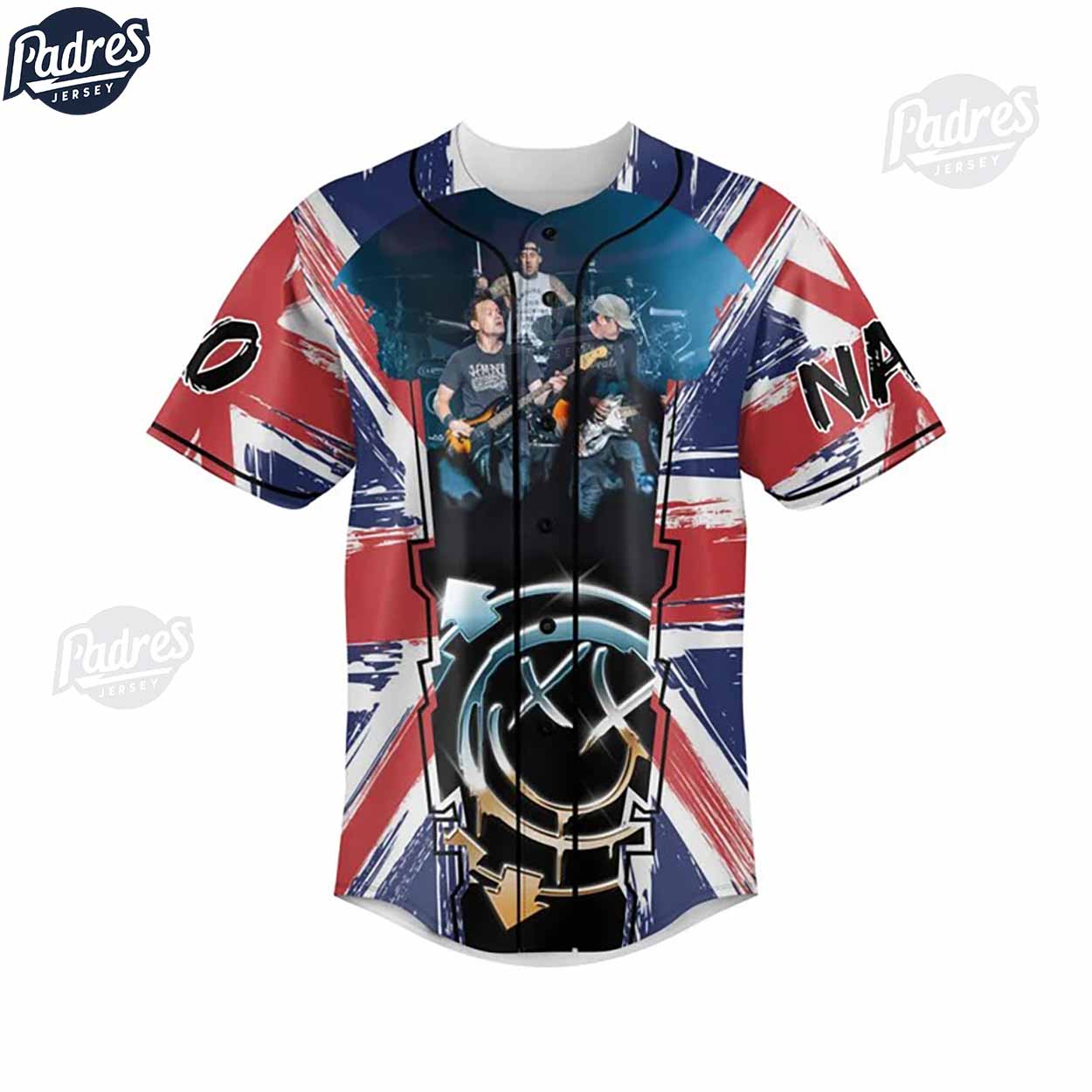 Blink-182 One More Time Custom Baseball Jersey For Fans - Padres Jersey Oasis: Elevate Your Baseball Style Game