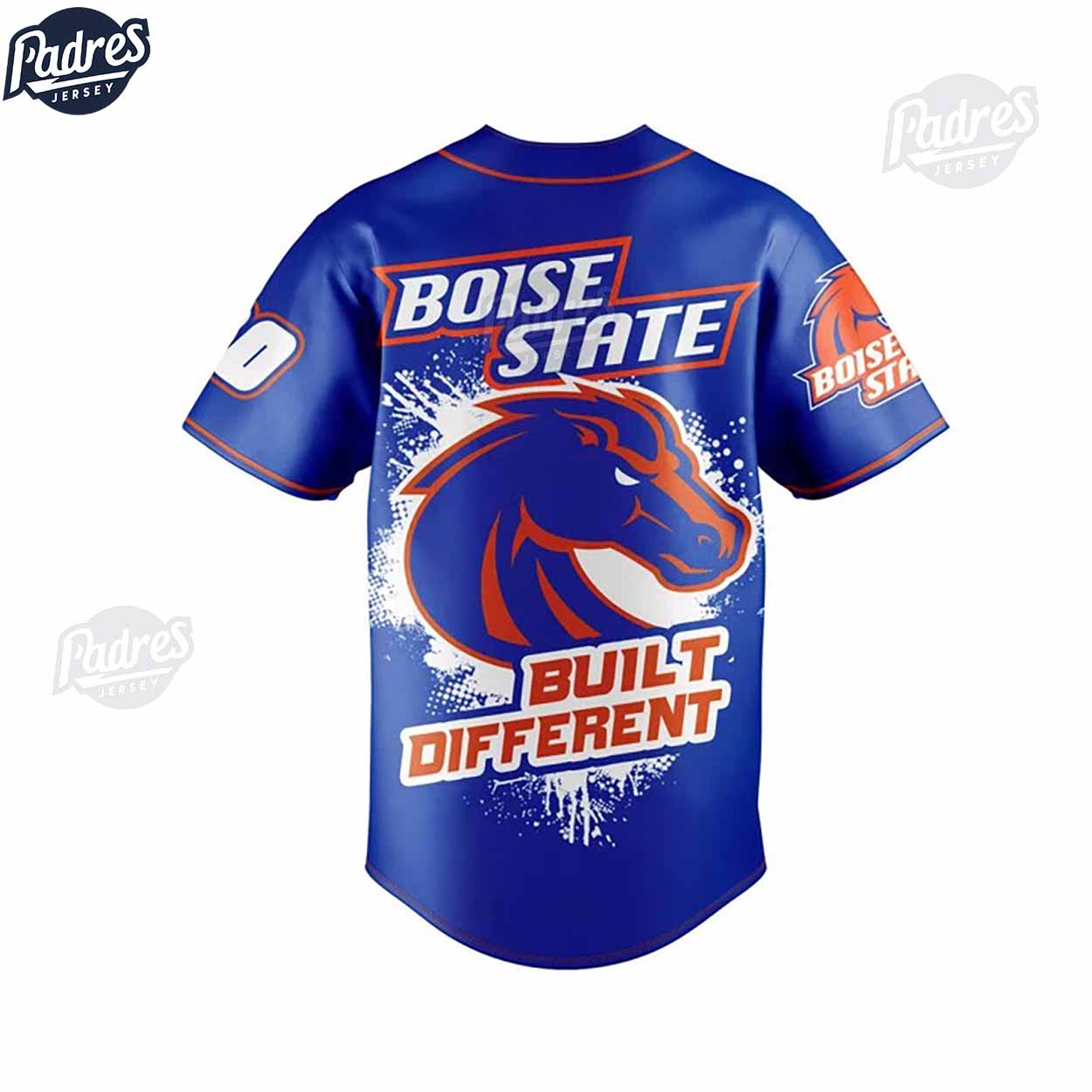 Boise State Broncos Football Baseball Jersey Outfit - Custom Number - Padres Jersey Oasis: Elevate Your Baseball Style Game