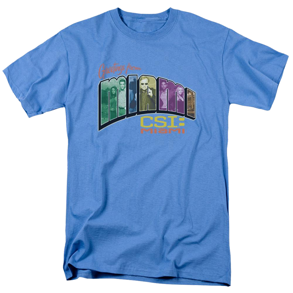 Csi Miami Greeting From Miami - Men's Regular Fit T-Shirt