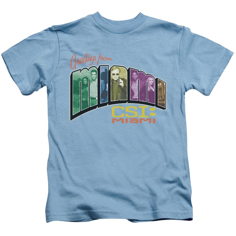 Csi Miami Greeting From Miami - Kid's T-Shirt