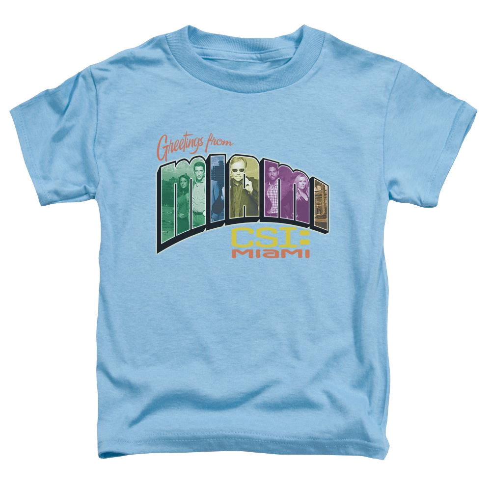 Csi Miami Greeting From Miami - Toddler T-Shirt