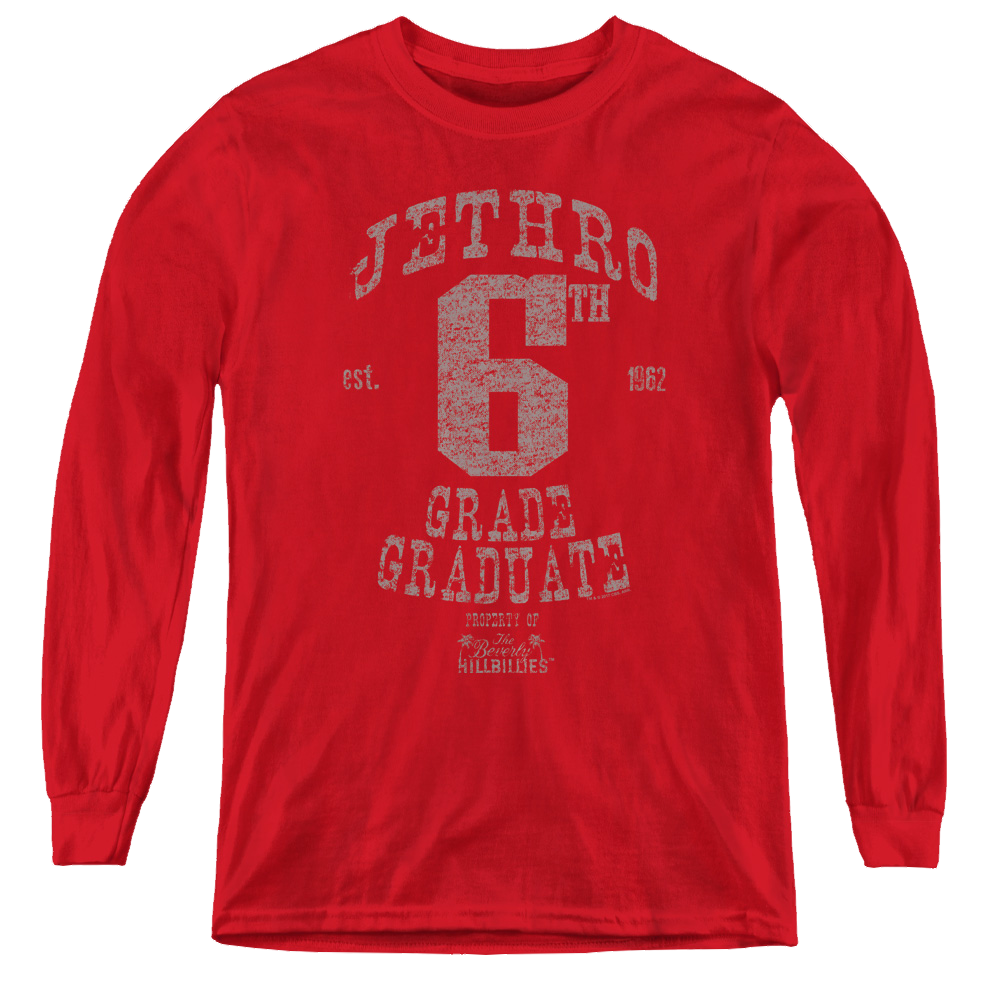 Beverly Hillbillies, The Mr 6Th Grade Grad - Youth Long Sleeve T-Shirt