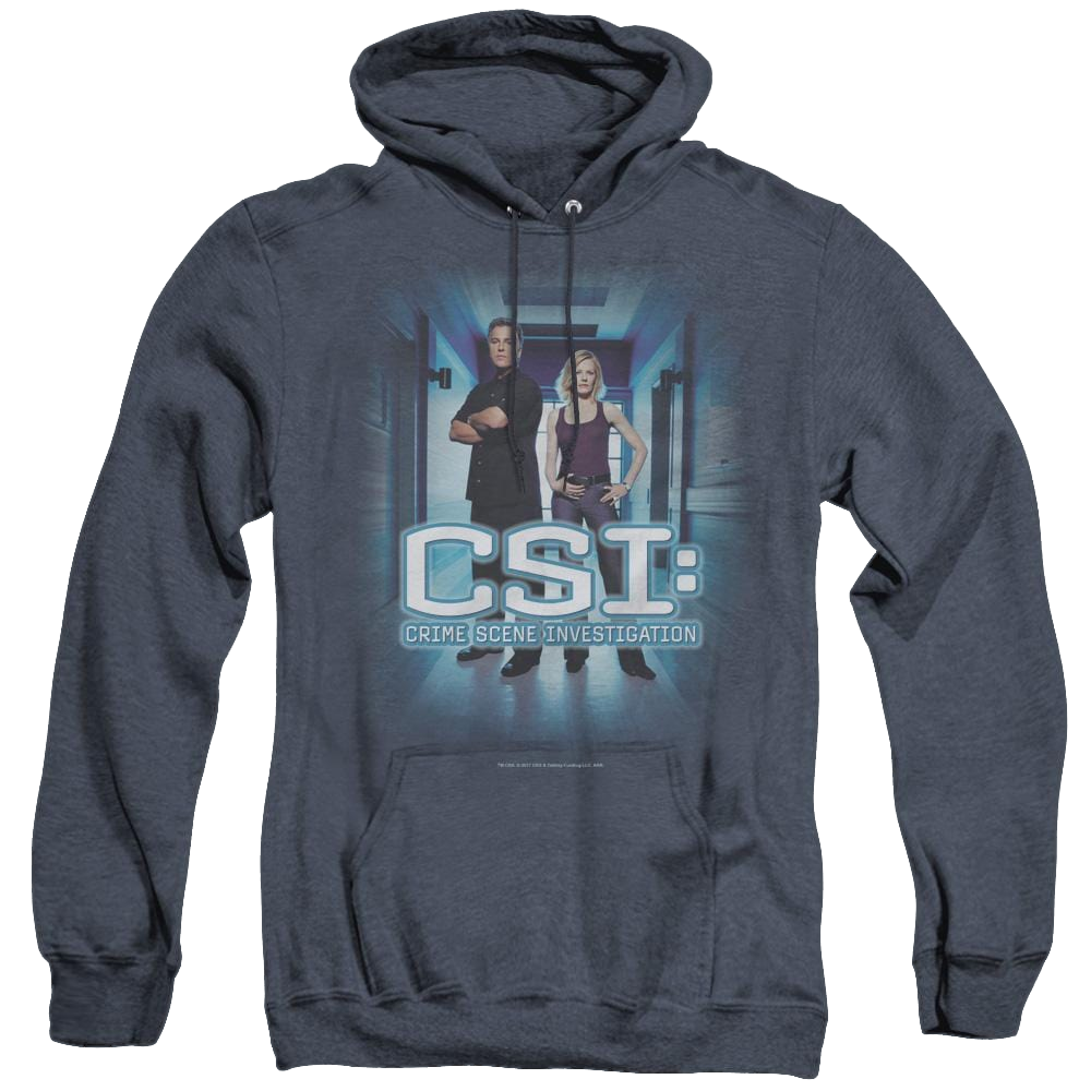 Csi Serious Business - Heather Pullover Hoodie
