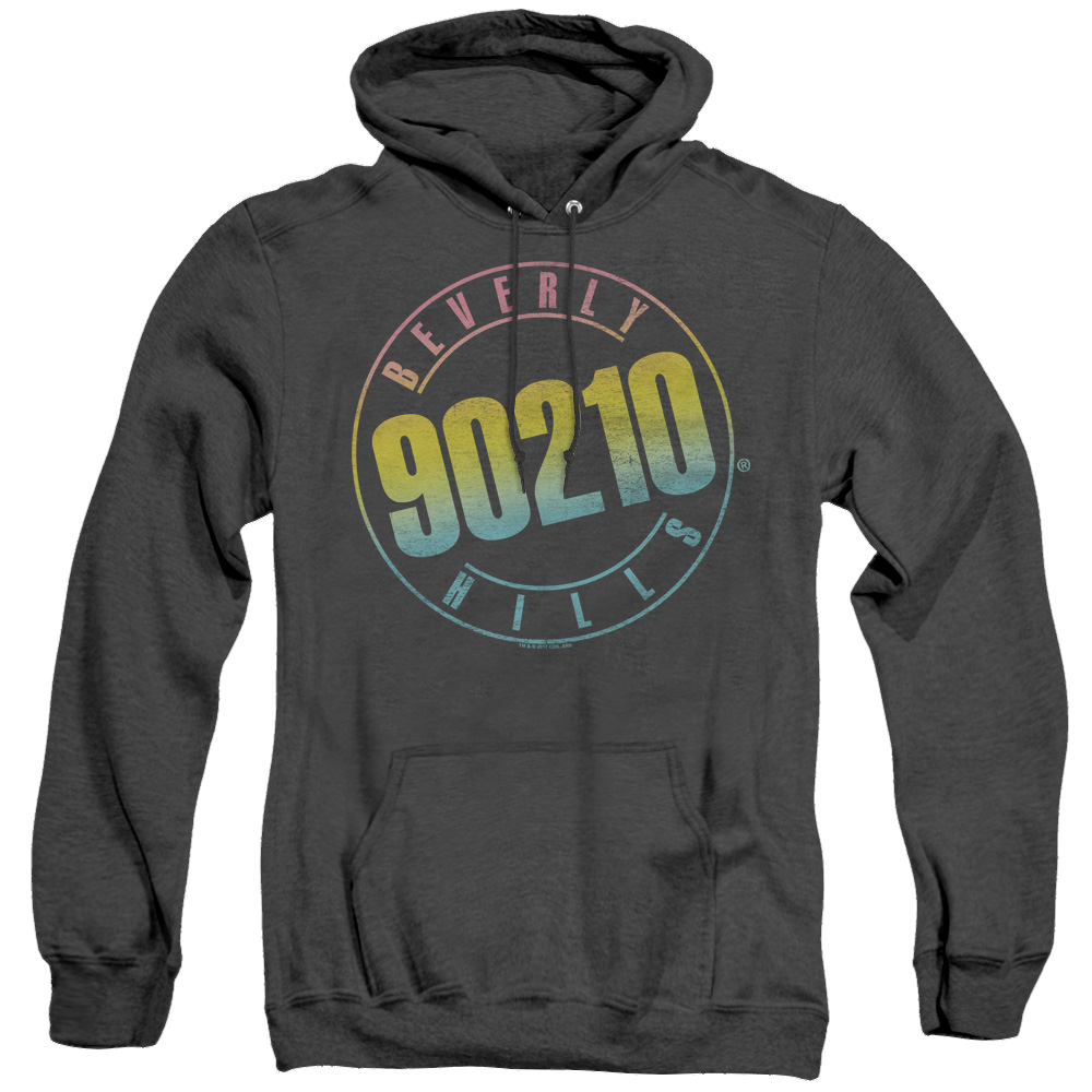 Beverly Hills 90210 Color Blend Logo - Heather Pullover Hoodie