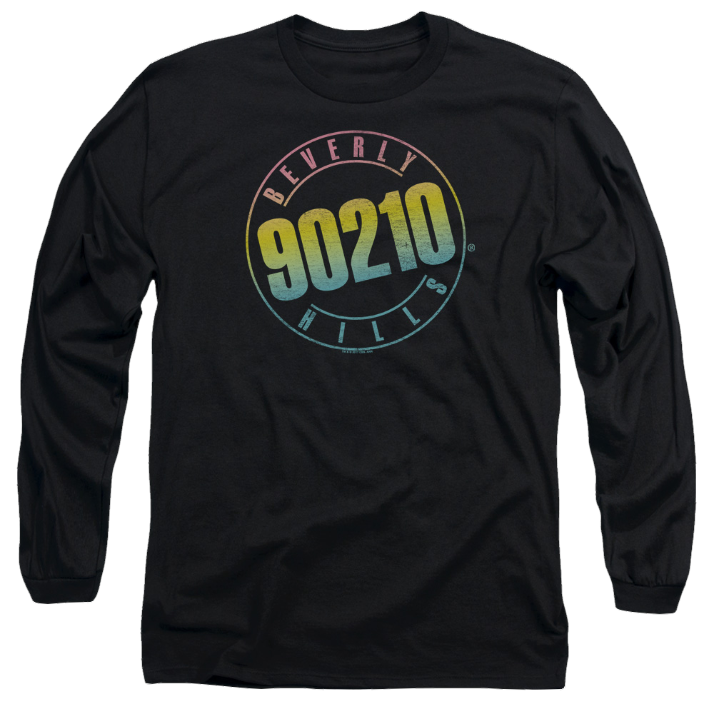 Beverly Hills 90210 Color Blend Logo - Men's Long Sleeve T-Shirt