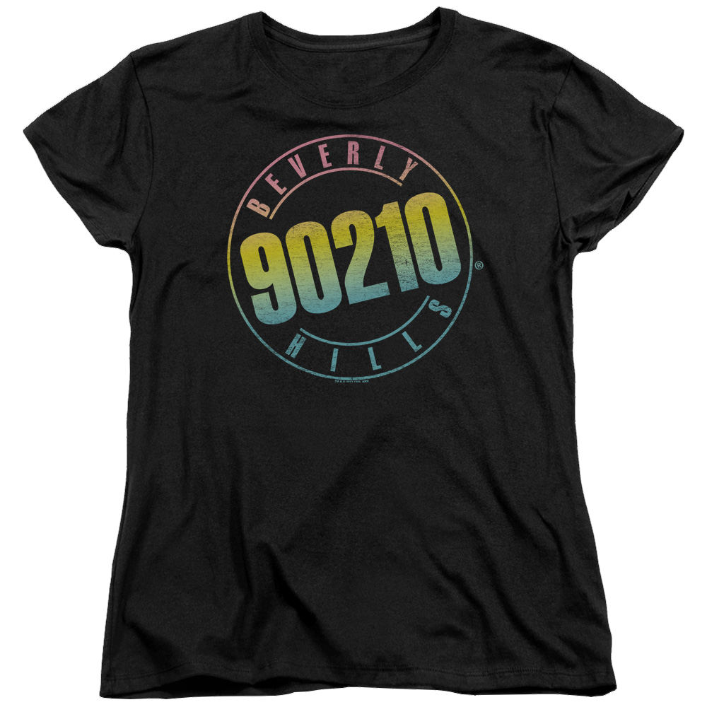 Beverly Hills 90210 Color Blend Logo - Women's T-Shirt