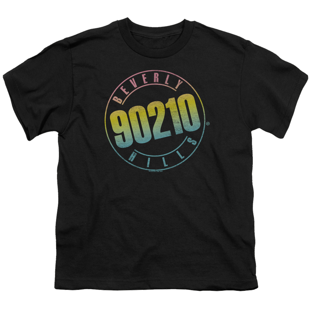 Beverly Hills 90210 Color Blend Logo - Youth T-Shirt (Ages 8-12)