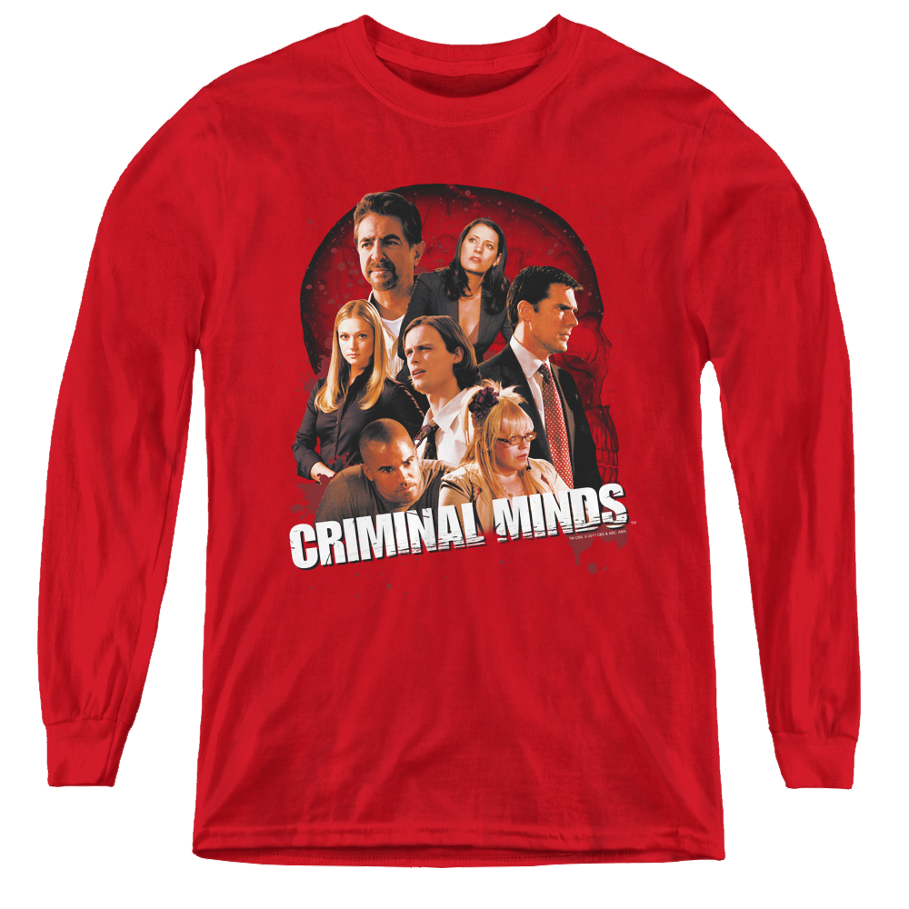 Criminal Minds Brain Trust - Youth Long Sleeve T-Shirt
