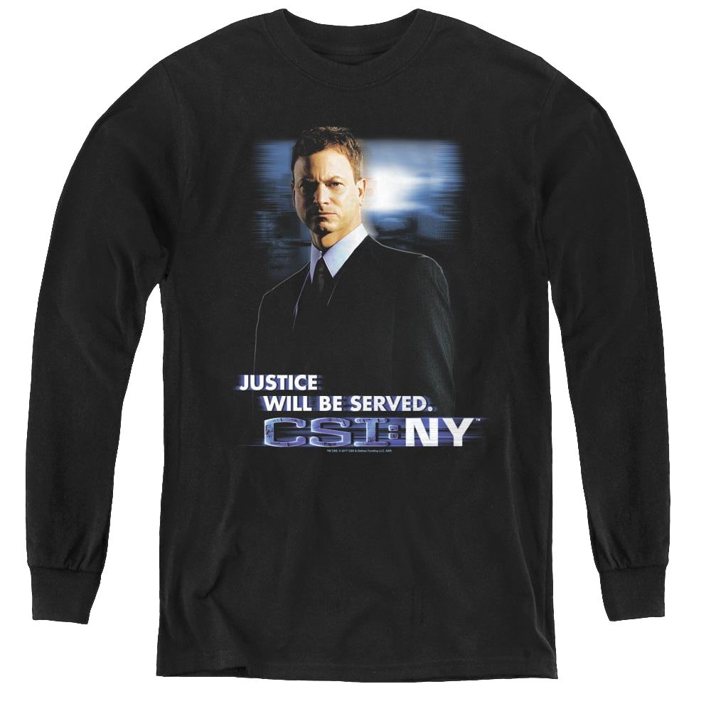 Csi New York Justice Served - Youth Long Sleeve T-Shirt