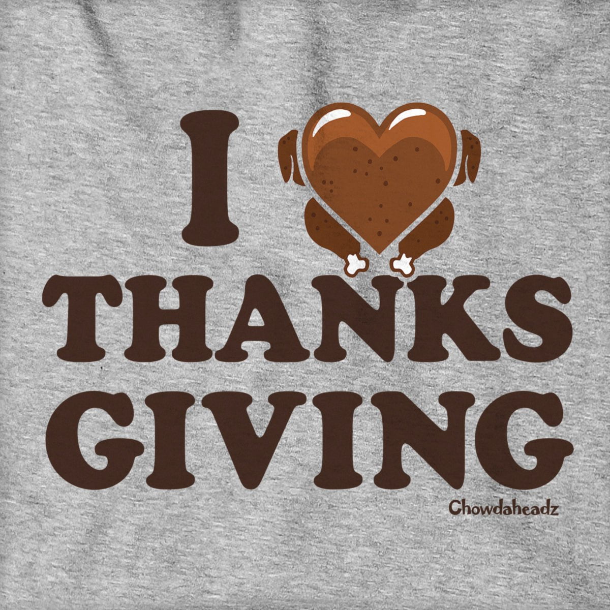I Heart Thanksgiving Turkey Hoodie