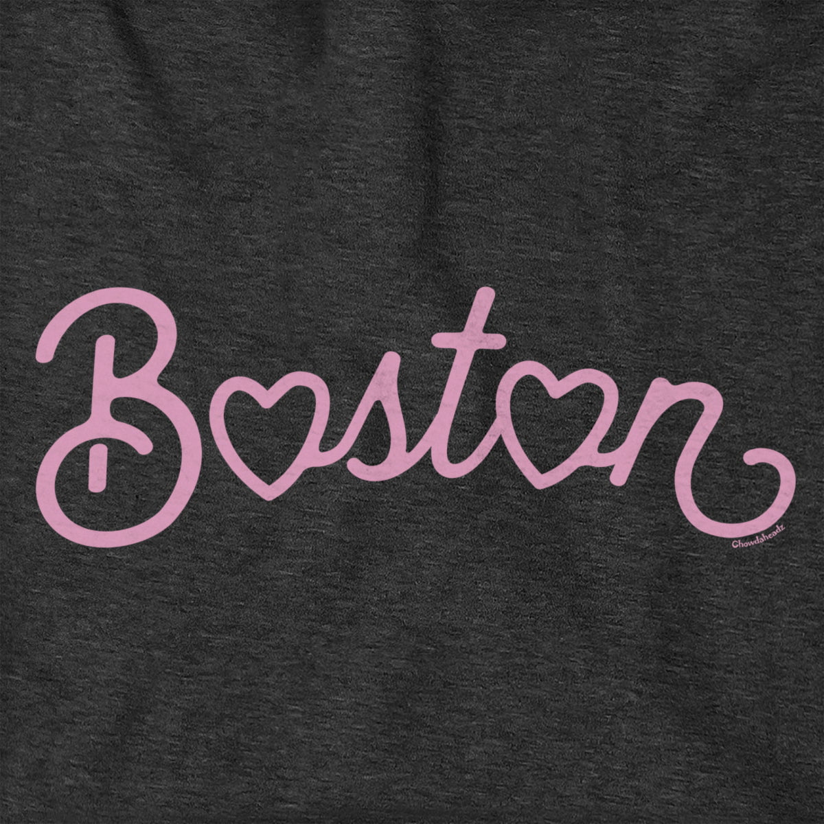 Boston Heart Script Hoodie