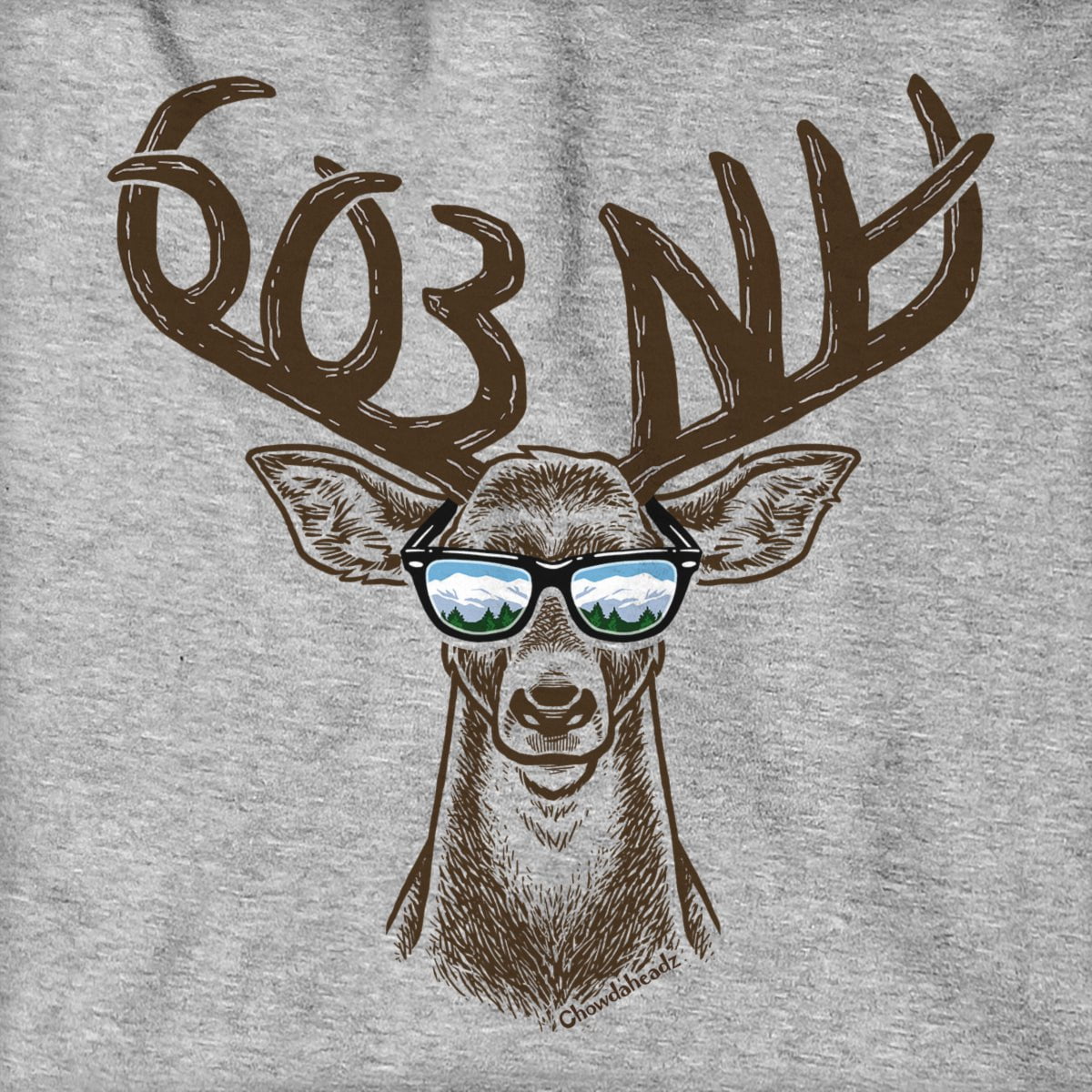 Cool New Hampshire Deer Hoodie