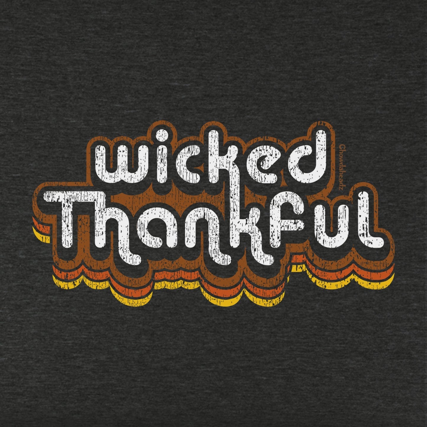 Wicked Thankful Retro Thanksgiving Youth T-Shirt