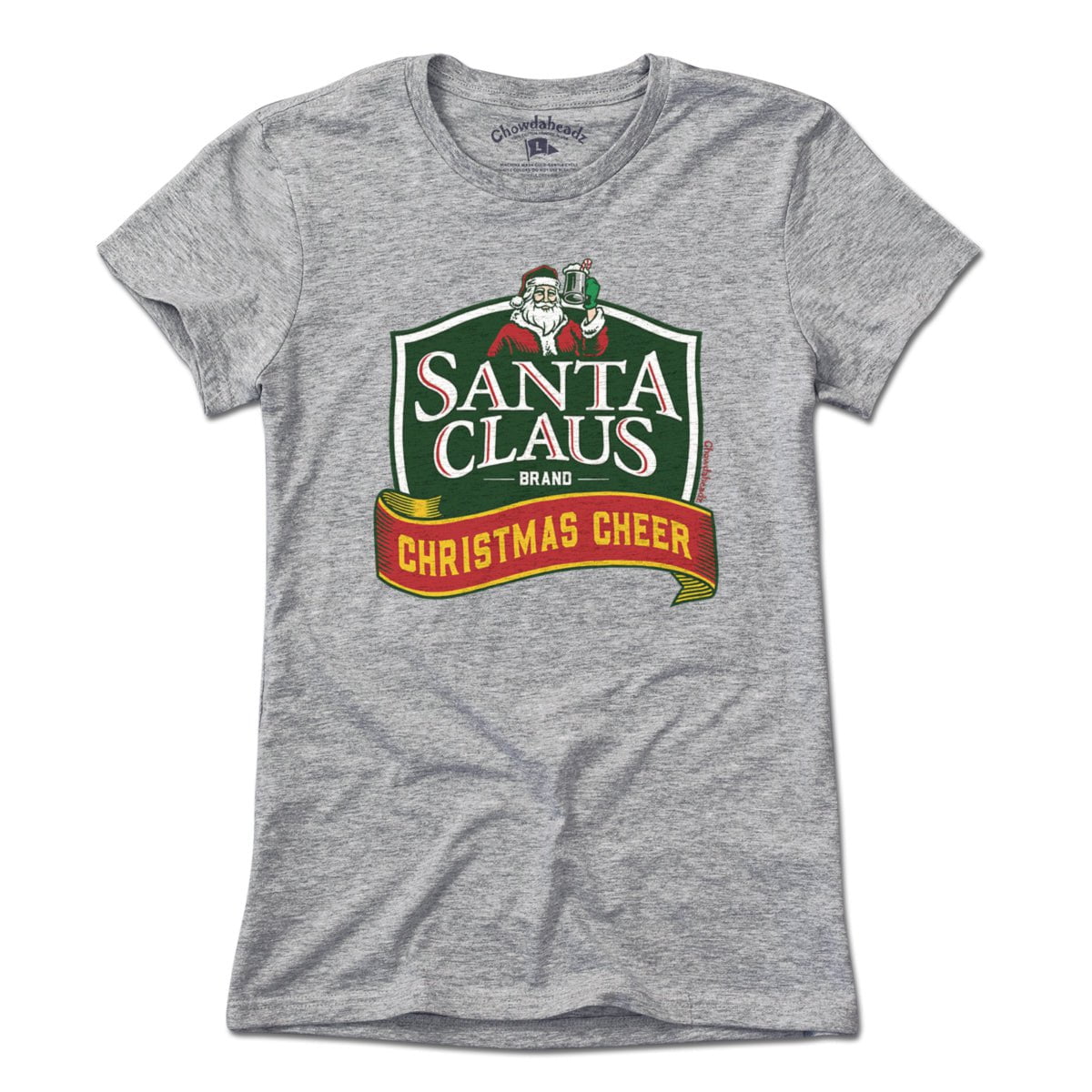 Santa Claus Christmas Cheer Logo T-Shirt