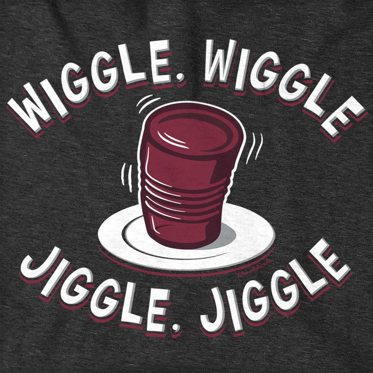 Wiggle, Wiggle, Jiggle, Jiggle Cranberry Sauce Hoodie