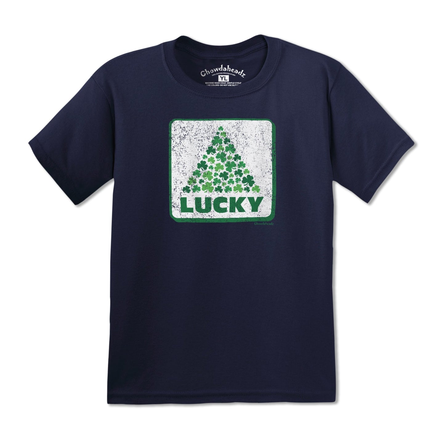Lucky Shamrock Sign Youth T-Shirt