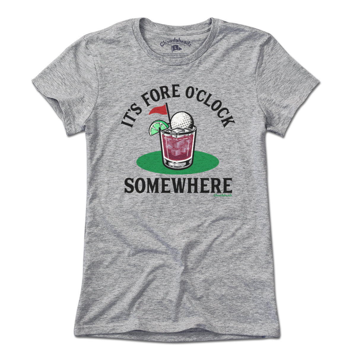 It's Fore O' Clock Somewhere Golf Cocktail T-Shirt