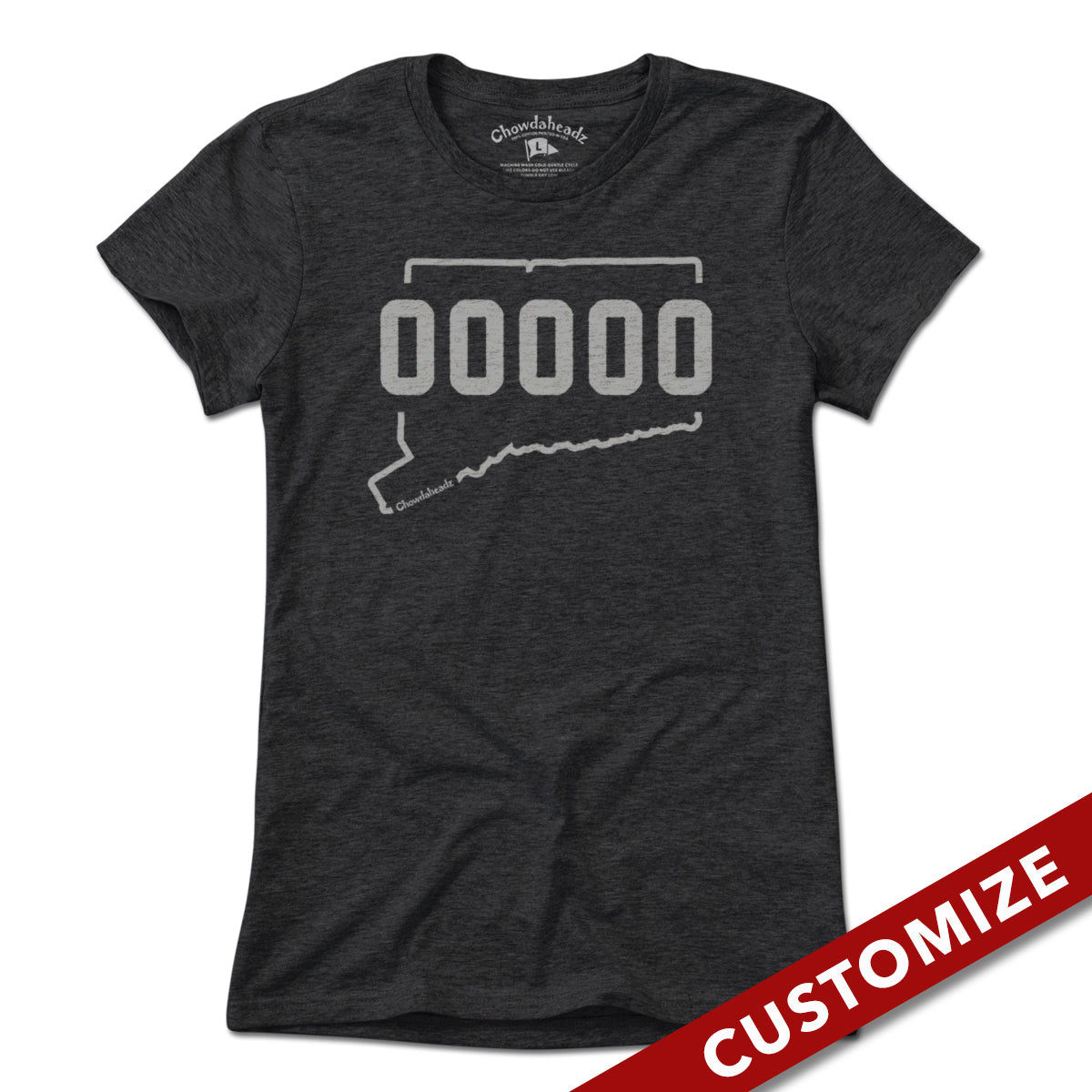 Custom Connecticut Zip Code T-Shirt