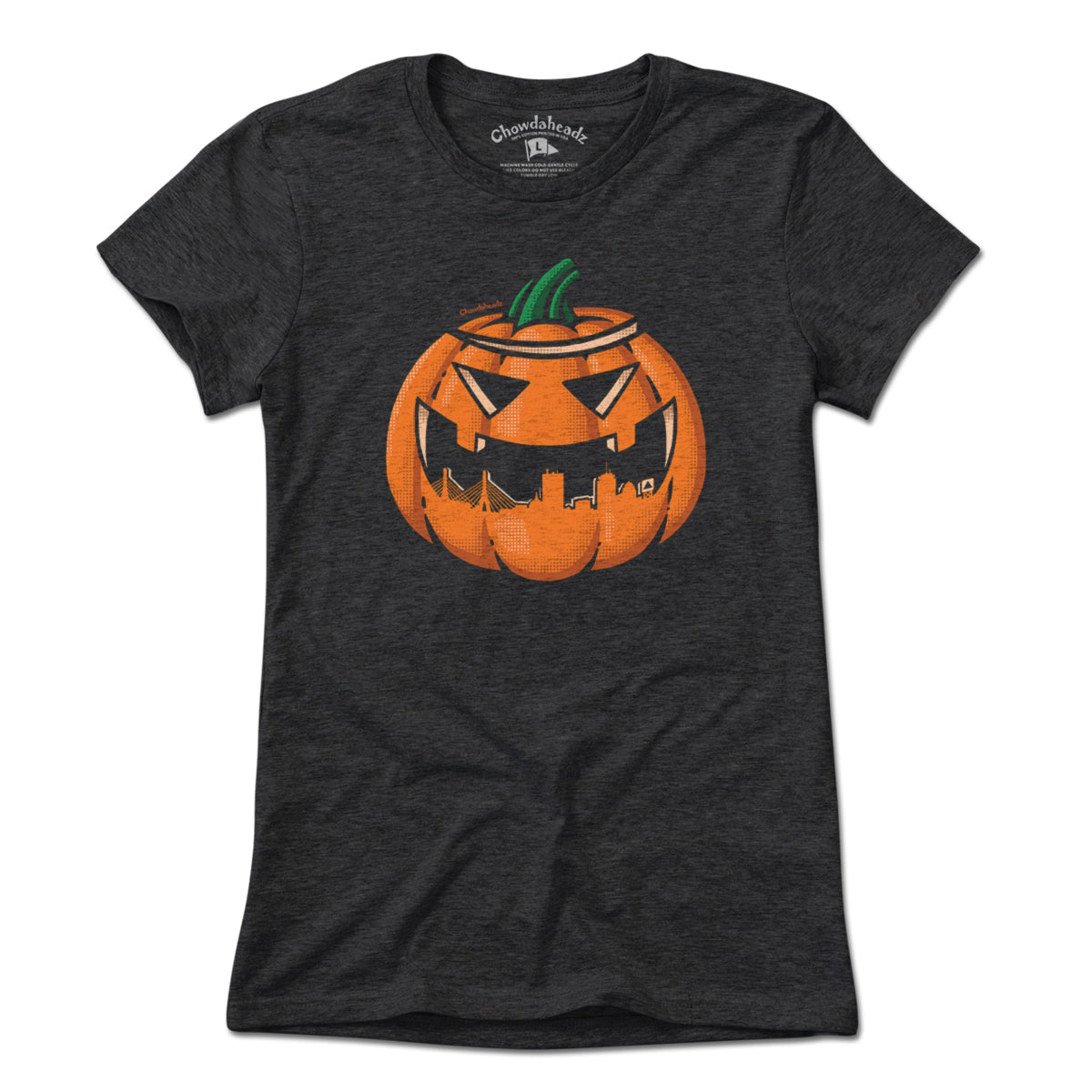 Boston Skyline Jack O' Lantern T-Shirt