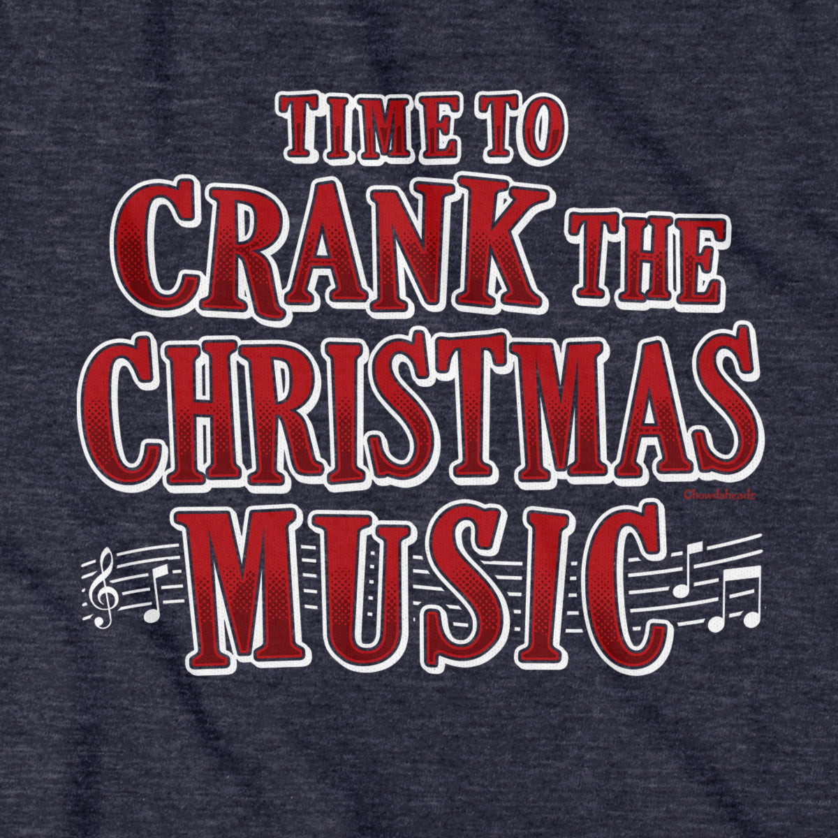 Crank The Christmas Music Hoodie