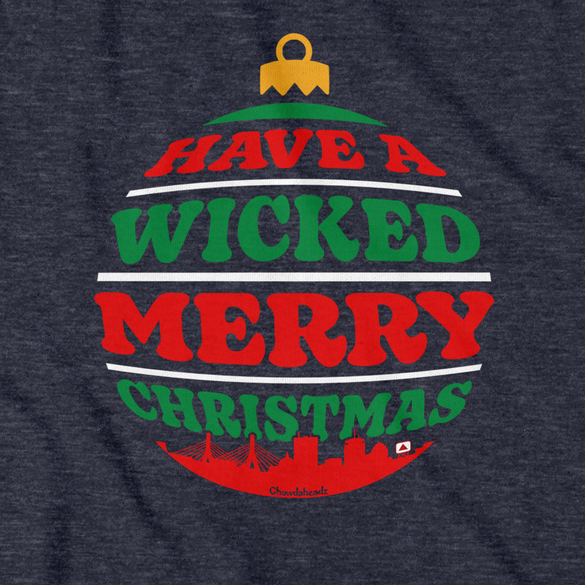 Wicked Merry Christmas Ornament Hoodie