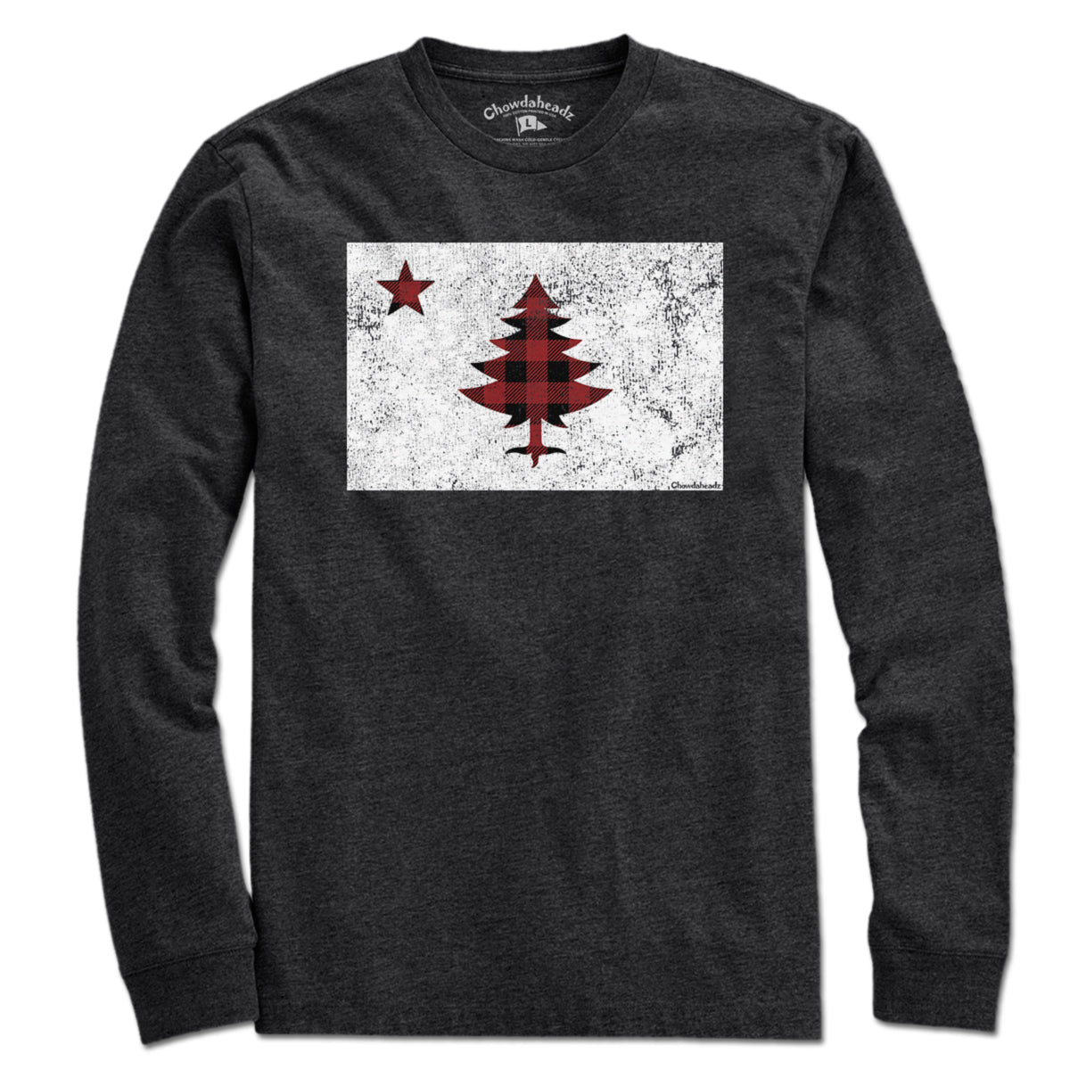 Buffalo Plaid Maine Flag T-Shirt