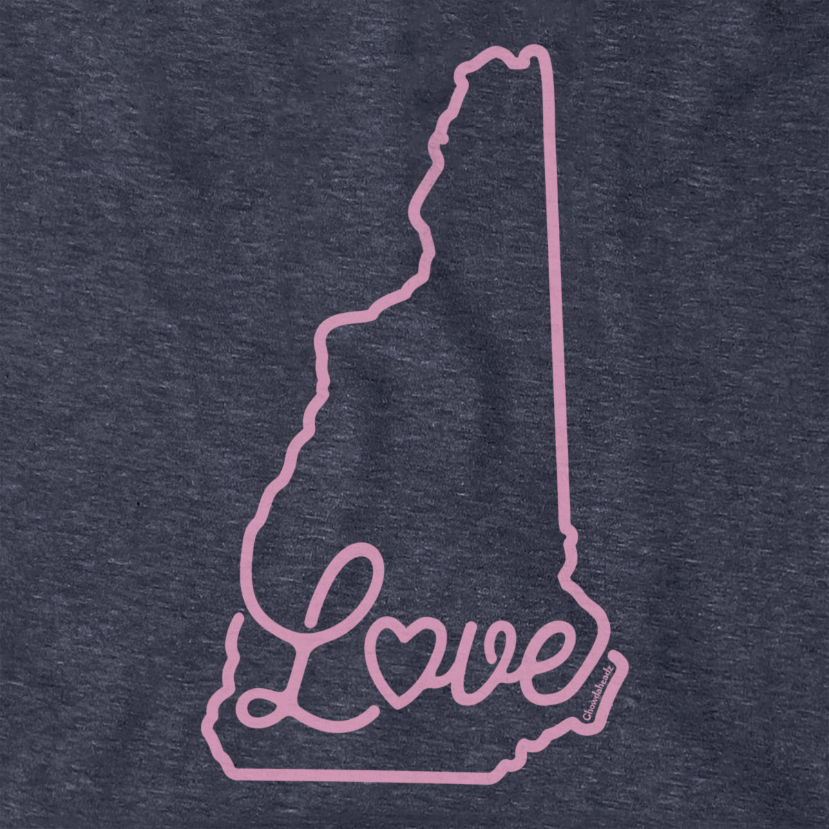 Love New Hampshire Script Hoodie