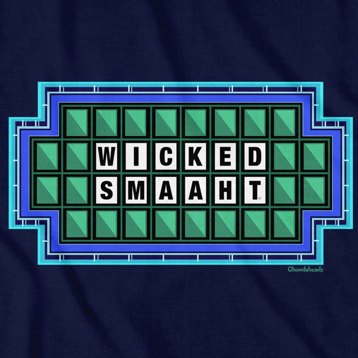 Wicked Smaaht Puzzle Board Youth T-Shirt