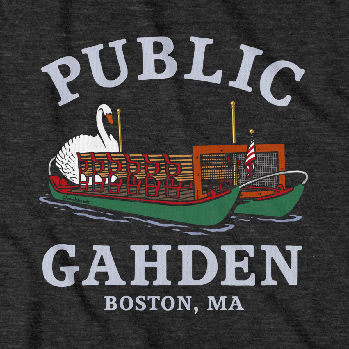 Public Gahden Swan Boat Hoodie