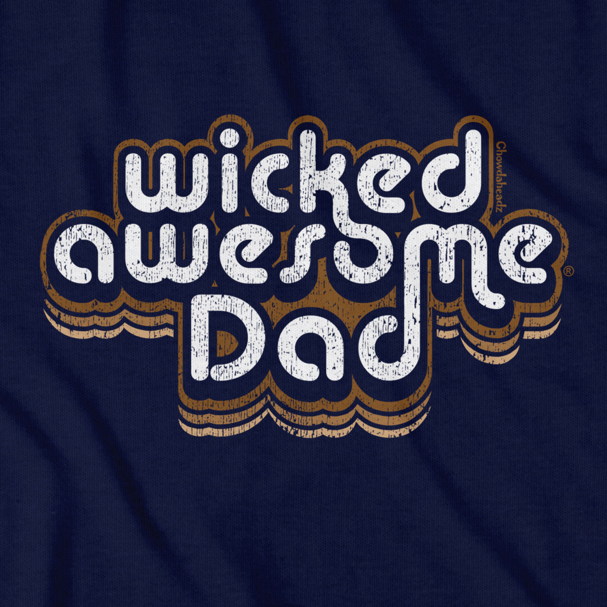 Wicked Awesome Dad Retro T-Shirt